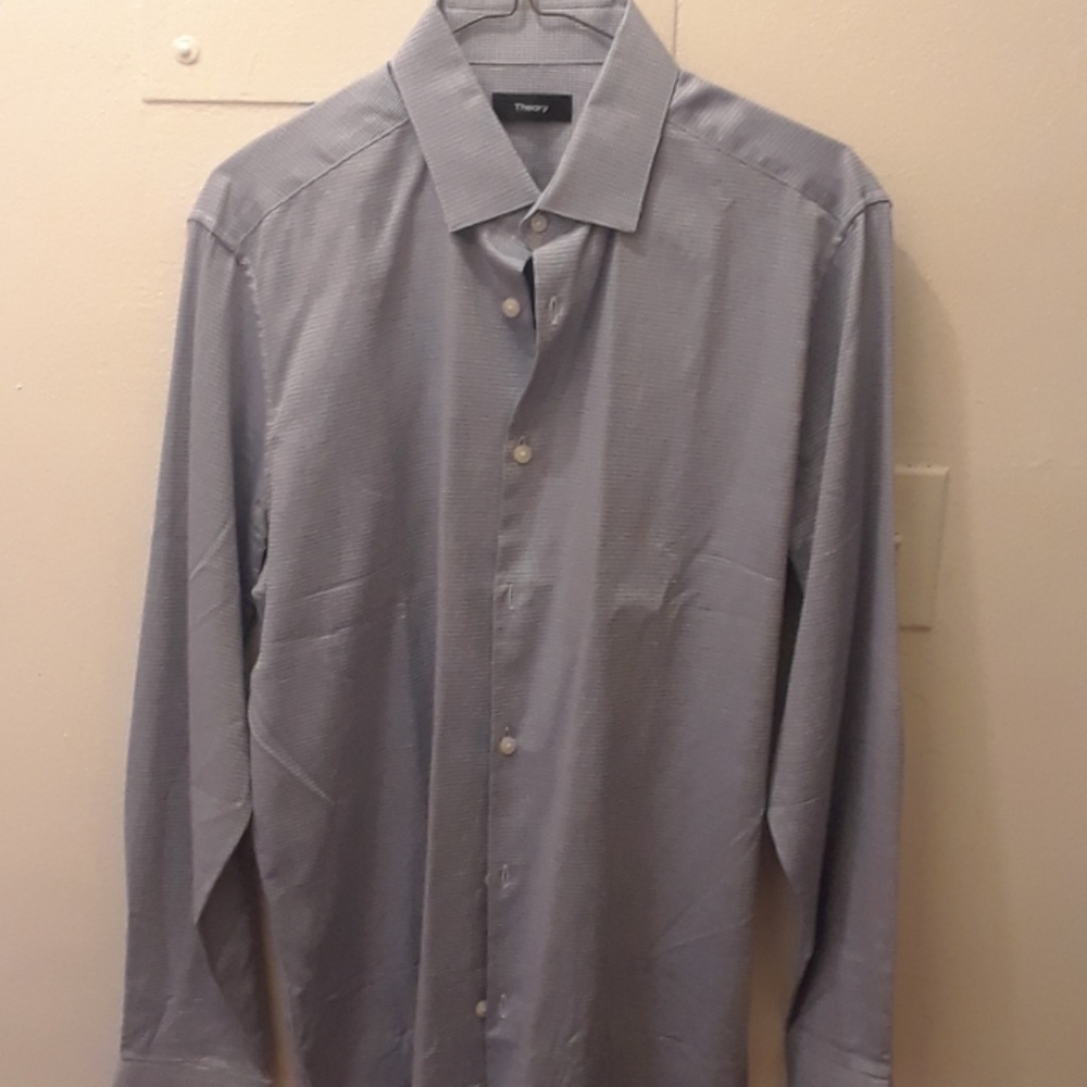 Theory blue shirt size 16R